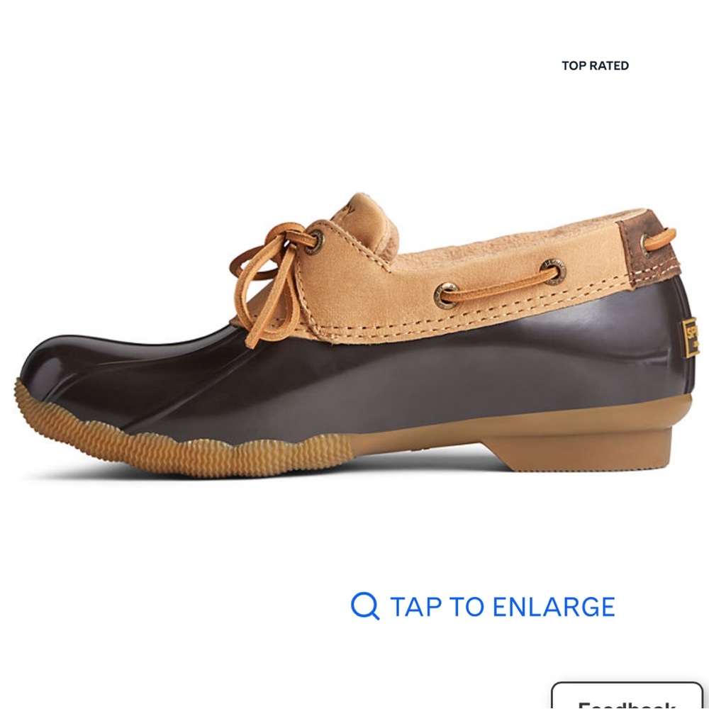 Salt water 1-eye leather duck boot